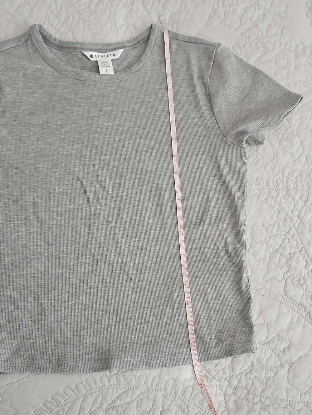 Athleta Signature Ribbed Cropped Top - Picture 6 of 7